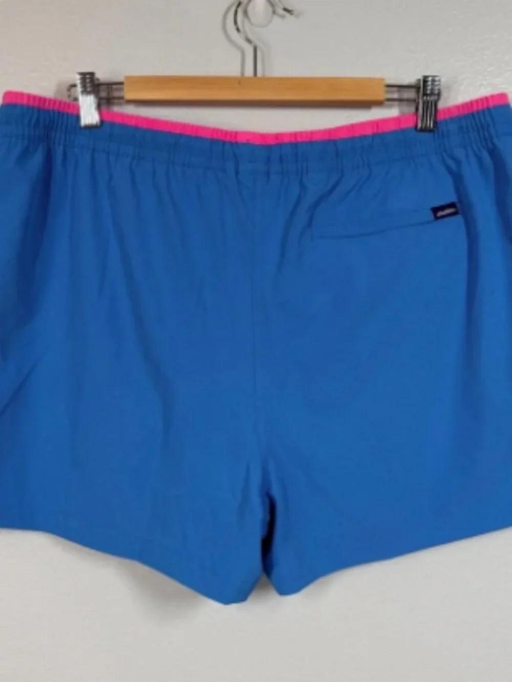 Mens Chubbies The Sea Salt Swim Trunks in Blue and Pink 5.5Inseam Sz Sm MSRP$ 70